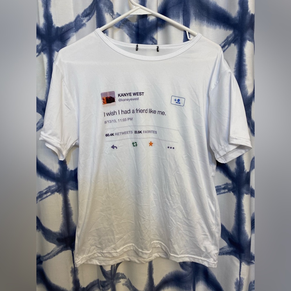 kanye tweet shirt